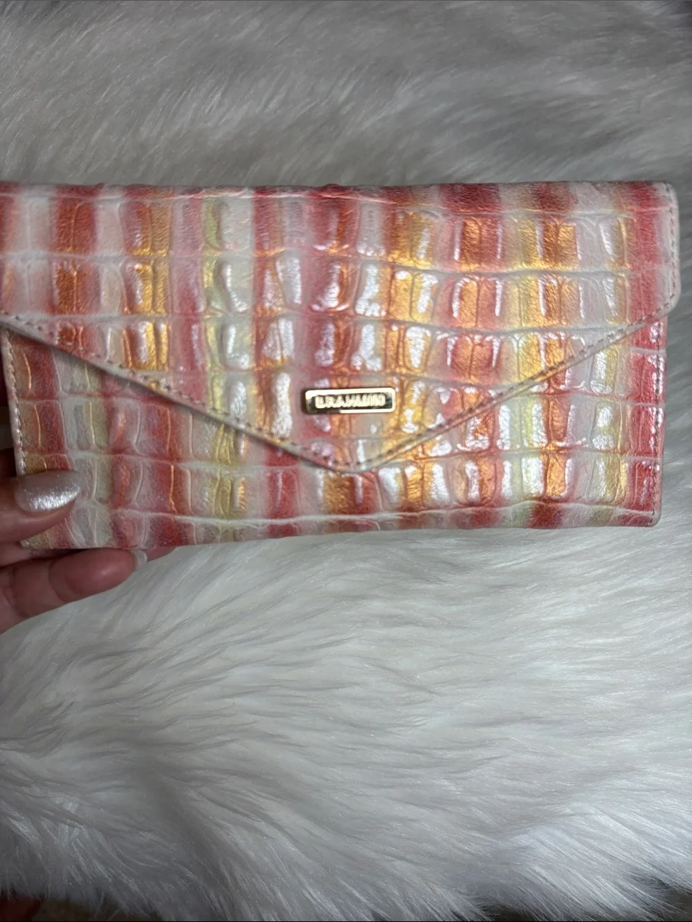 Brahmin Veronica Wallet Multi Royalton NWT